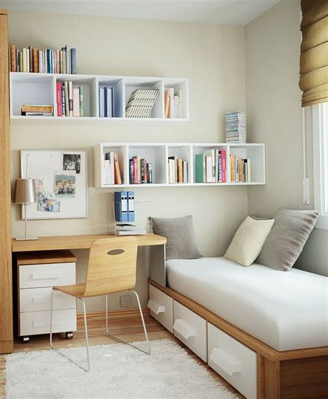 In this way, one can have a small, efficiently organised storage space within the bedroom. 8 ideas for maximizing small bedroom space | The Owner-Builder Network