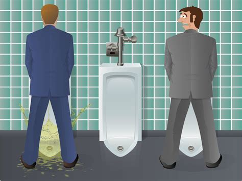 Where do they usually buy tickets for the flight? The Unfortunate Physics of Male Urination