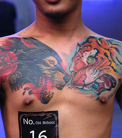 Dragon and tiger, both are symbol of strength and power. Best Tiger Tattoo Designs - Our Top 10