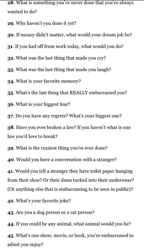 If you jump any moves or indulge in the next but no matter where you are, just get her involved and things will go smoothly all the way. Romantic questions for gf. Best Questions to Ask your ...