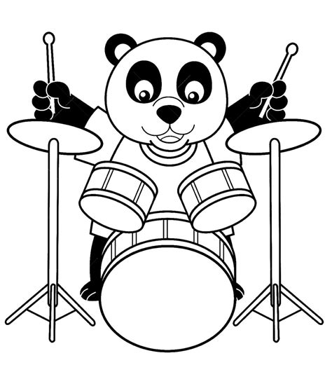 Pandas in 21 new icons, perfect for planners and chore charts! Ausmalbilder Panda zum Drucken | WONDER DAY