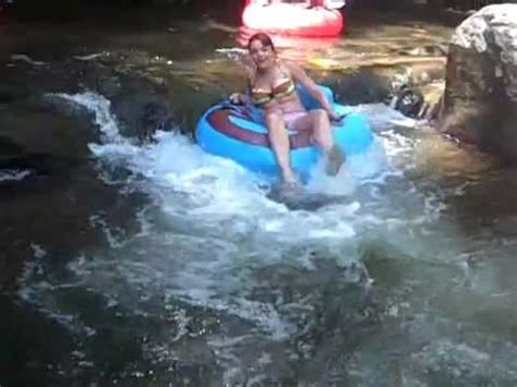 Looking down at the creek, we would watch people floating through the calm areas and laughing through the little waterfalls and rapids. Tubing Deep Creek Bryson City NC - YouTube