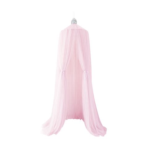 It can be fitted high or low rooms. Princess Canopy in Pink | spinkie