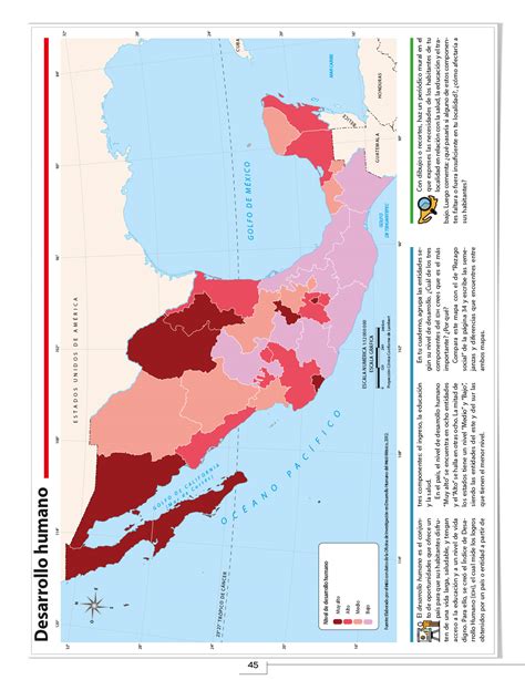 Grado 6° libro de primaria. Atlas de México Cuarto grado 2020-2021 - Página 45 de 129 - Libros de Texto Online