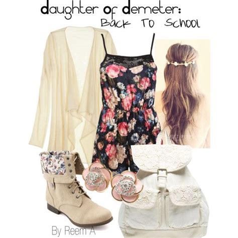 Maybe you would like to learn more about one of these? Daughter Of Demeter Back To School Outfit, Cabin 4, Percy ...