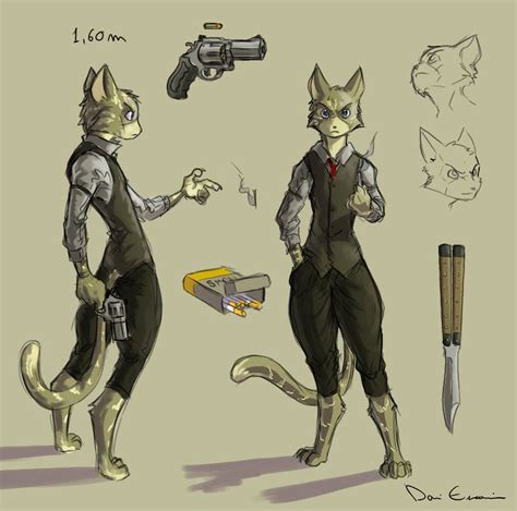 I mean, what's not to love about them? Colored sketch - Librarian cat by davi-escorsin | Anthro ...