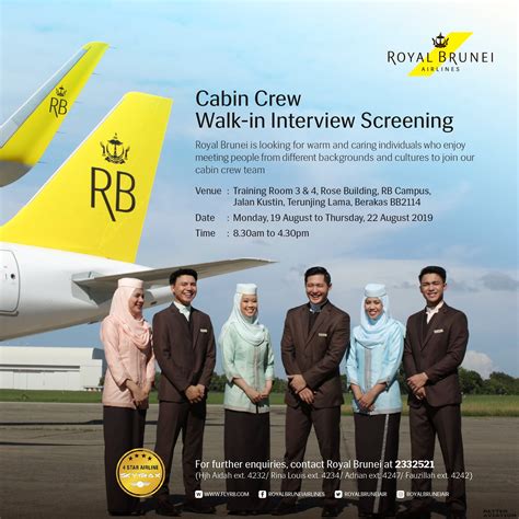 We're extremely proud to announce royal brunei airlines as the official winner for world's leading cabin crew at the world travel awards 2020 🏆🌏 following our 46th anniversary and winning asia's leading cabin crew, bringing home this next award is a true milestone of our journey in sharing our story of bruneian hospitality with the world. Royal Brunei Airlines Cabin Crew Walk-In Interview ...