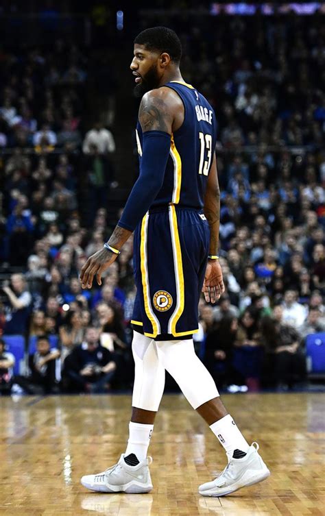 George is a nike basketball team member as well, and has released four signature shoes with nike, the latest of which is the nike pg3. Nike Paul George Shoes PG1 | SneakerNews.com