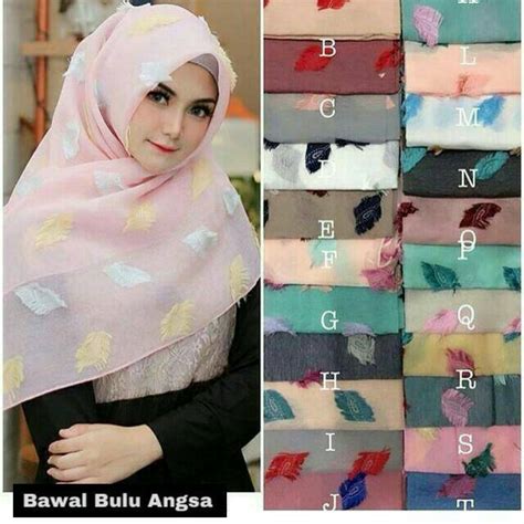 Model gamis linen rubiah bulu angsa : Bahan Hijab Bawal - Model Hijab Terbaru