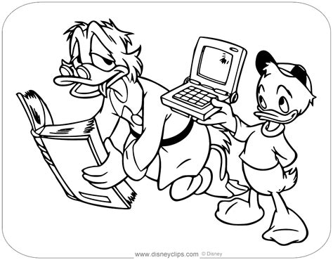 How do you print a coloring sheet? Ducktales Coloring Pages (2) | Disneyclips.com