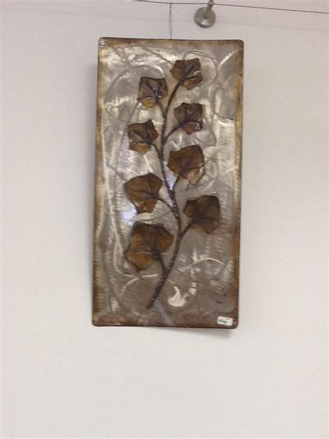 Metal adds character, charm, and maybe whimsy to the blank canvas of any wall. Ivy panel, metal wall art #ivy #leaves #metal #wallart #twohens | Metal wall art, Metal walls, Metal