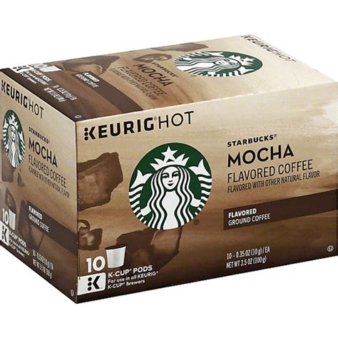 4.6 out of 5 stars with 249 ratings. Starbucks Coffee, Ground, Mocha Flavored, K-Cup Pods ...