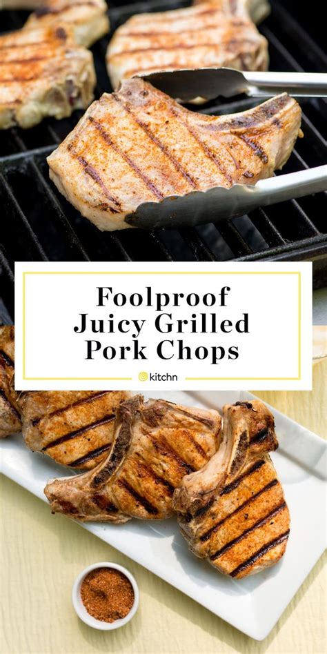 You can go thicker or thinner, but just be aware that most pork chop recipes are written with 1 inch thick chops in mind, so you may have to adjust the cooking time. The Key to Grilling Juicy, Flavorful Pork Chops Every Time | Recipe in 2020 | Pork chops ...