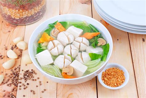 Resep kuah bakso ayam bening dan sedap untuk jualan. Resep Cara Membuat Sup Tahu Bakso Ikan yang Nikmat dan ...