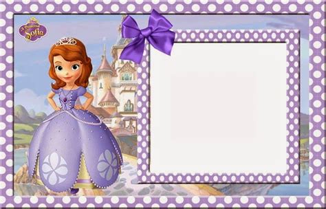 Free templates for party boxes, gift boxes or party souvenirs. Sofia the First Free Printable Invitations, Cards or Photo ...