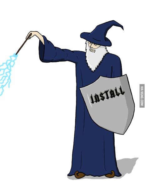 Application that helps software companies provide reliable installations. InstallShield Wizard - 9GAG