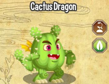 The new volcano island has just sprung up through the surface of dragon city! Image - Cactus dragon lv4-6.png - Facebook Dragon City Wiki