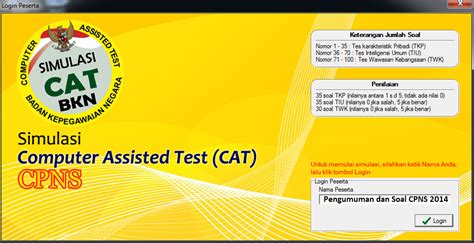 Download simulasi soal cat cpns apk 1.1 for android. 20+ Contoh Soal Simulasi Cat Cpns - Kumpulan Contoh Soal
