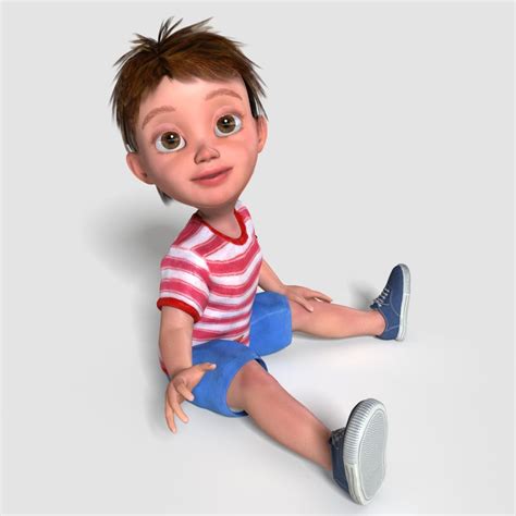 Top free images & vectors for boy cartoon pic in png, vector, file, black and white, logo, clipart, cartoon and transparent. 3d model cartoon child boy rigged