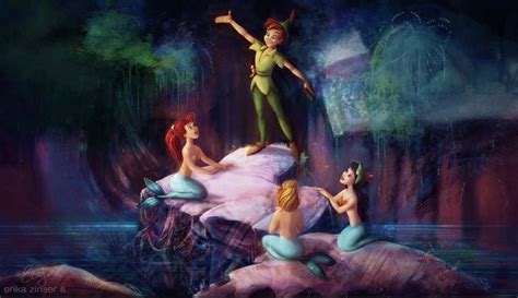 Peter pan wendy finding neverland mermaids the lost boys never grow up neverland london you.lil' jane (жанна) on instagram: Glimpen - Disney Peter Pan & Mermaid Lagoon | Peter pan ...