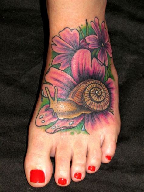 Only a matter of time before i get a tattoo. Shae McAfee flower snail | Tattoos, Watercolor tattoo, Flowers