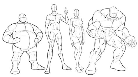 Drawing the male body is a lot tougher then drawing a female body. How to Draw Various Body Types and Proportions for Comics ...