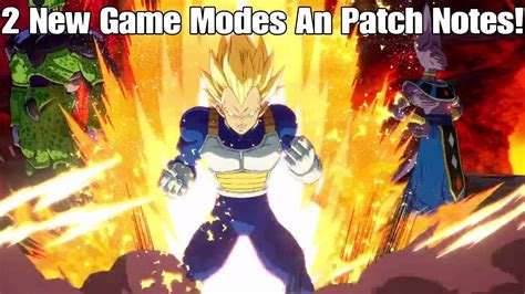 It will also have the patch notes. Dragon Ball FighterZ 2 New Game Modes And Patch Notes For Major UPDATE! - YouTube