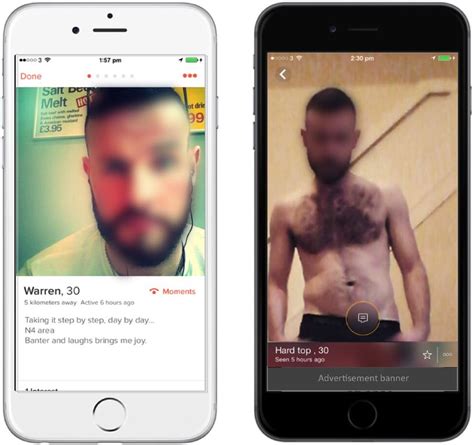 What is the difference between tinder and grindr? Example of Tinder and Grindr user. | Download Scientific ...