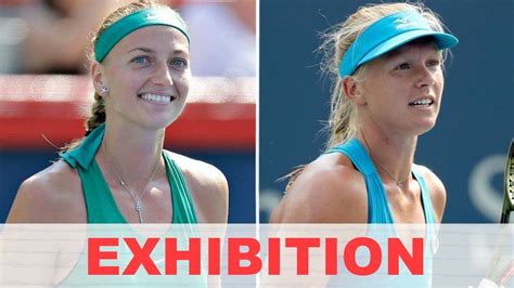 Zij is linkshandig en heeft een tweehandige backhand. Petra Kvitova vs Kiki Bertens EXHIBITION 2020 - YouTube