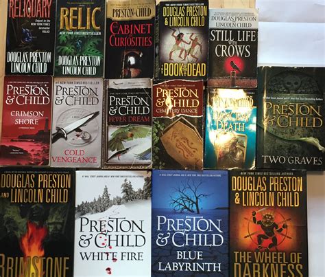 Wyman ford, gideon crew, diogenes, helen, nora kelly. Lincoln child and douglas preston books in order - iatt ...