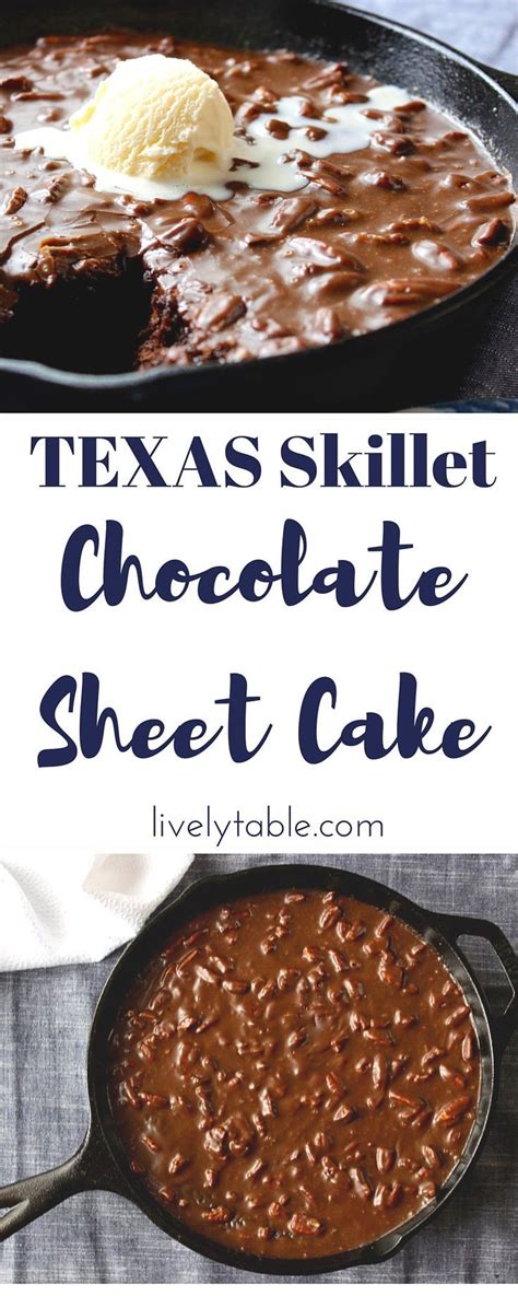 Sugar, hence more sugar than flour. Skillet Texas Chocolate Sheet Cake | Recipe | Sheet cake ...