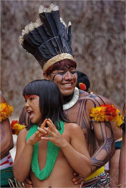 Maybe you would like to learn more about one of these? _MG_0656 Young Kuikuro indians dancing and singing at Toca ...