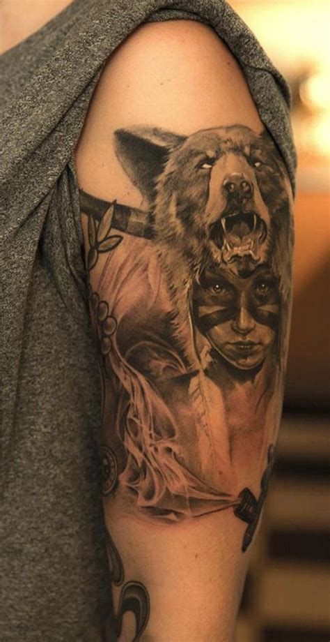 The wolf, with its instinct intelligence, was considered as a symbol of direction and leadership by indians. 27 Unique Native American Tattoo Designs | FREEYORK