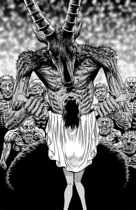 Artwork from kentaro miura for berserk. Berserk_Kentaro Miura | Scary art, Satanic art, Evil art