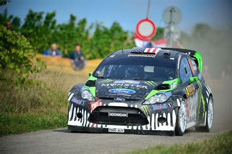 Apparently, ken block thinks so. Ken Block drives his Ford Fiesta WRC rally car through the ...