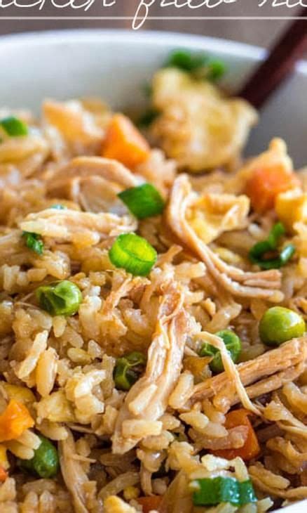 Add in the chicken and cook until lightly brown and cooked throughout. Better than Takeout Chicken Fried Rice Recipe | Recipe ...
