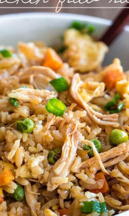 Preheat a large skillet or wok to medium heat. Better than Takeout Chicken Fried Rice Recipe | Recipe ...