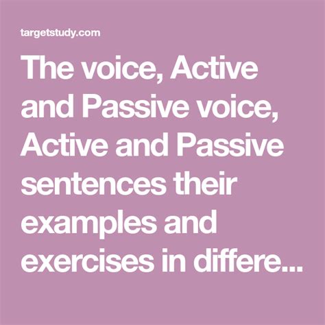 Includes free worksheet download for esl class. The voice, Active and Passive voice, Active and Passive ...