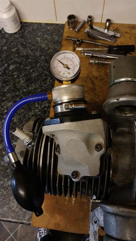 Like a compression test, a leak down test is leaking intake valves show up as air hissing in the intake. Leak Down Testing on a Lambretta