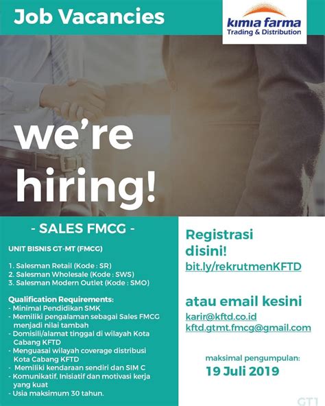 Home/lowongan kerja terbaru/lowongan kerja pt kimia farma tbk terbaru. Lowongan Kerja Pt Kimia Farma Trading Distribution - Info Seputar Kerjaan