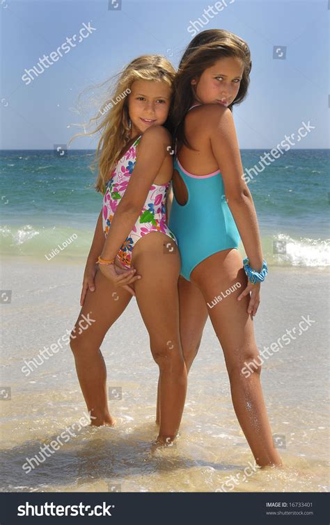 And the following day he decided there would be no better way to wish model chrissy teigen a happy 31st birthday than by. Young Girls Posing Beach Stock Photo 16733401 - Shutterstock