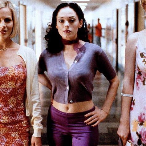 Actress rose mcgowan attacked the democrat party during an appearance on fox news on monday, accusing its supporters of being in a 'deep cult'. Courtney in 'Jawbreaker' | Movie fashion, Rose mcgowan, Cute outfits