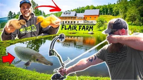 4 days ago by u.today. CRASHING FLAIR's FARM (Bow-Fishing GIANT GAR) - YouTube