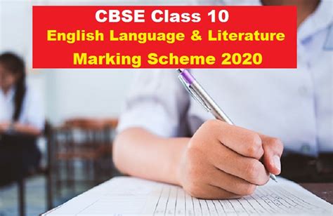 Marking scheme for an essay is criteria that describe how marks are provided to an essay. CBSE Marking Scheme of Class 10 English Language and ...