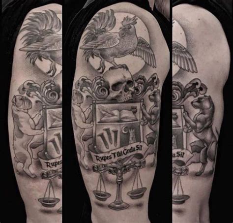 Arm tattoos help to highlight your strong arms and muscules. Half sleeve tattoo by Christina Ramos at Memoir Tattoo ...