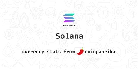 Solana leverages proof of history and several other breakthrough innovations to allow the network to scale at. Solana (SOL) Price, Charts, Market Cap, Markets, Exchanges ...