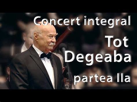 Un concert ca românia, cu disperare, cu frustrare, dar şi cu iertare şi speranţă: Tudor Gheorghe: Tot Degeaba partea 2 - YouTube in 2020 | Tot, Tudor, Concert