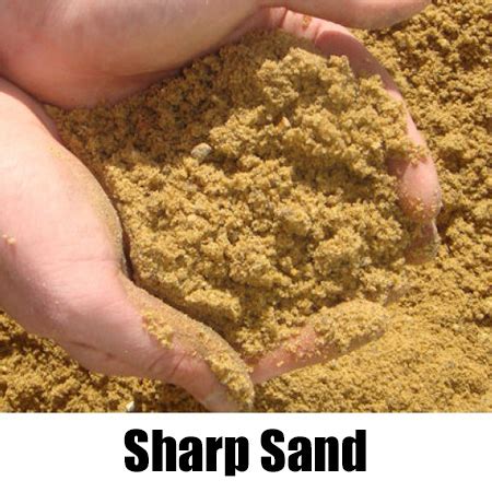 Sharp sand, also known as grit sand or river sand and as builders' sand when medium or coarse grain, is a gritty sand used in concrete and potting soil mixes or to loosen clay soil as well as for building projects. Bulk Bag - Sharp sand | Chiltern Timber