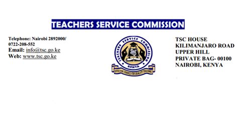 Whenever a teacher needs to communicate with the tsc head office in nairobi, the teacher is. TSC statement: Learning Hours, Student Repetition, Holiday ...
