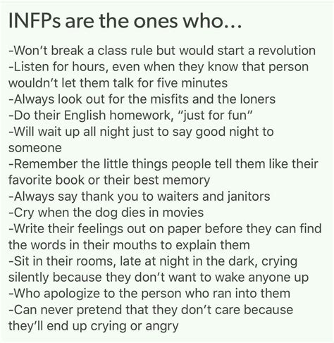 Pin by Chin Eu on Personality Typing | Infp personality type, Infp personality, Infp t personality